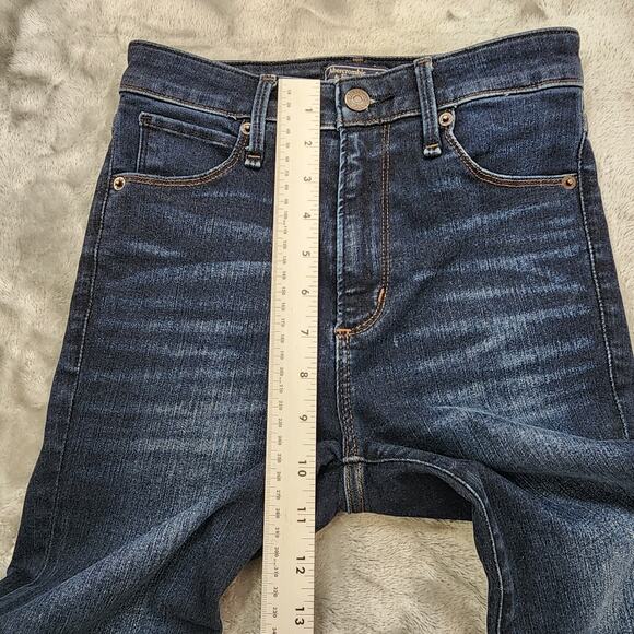 Abercrombie & Fitch Jeans Womens 24/00S Dark Wash Simone High Rise Super Skinny - Picture 11 of 14